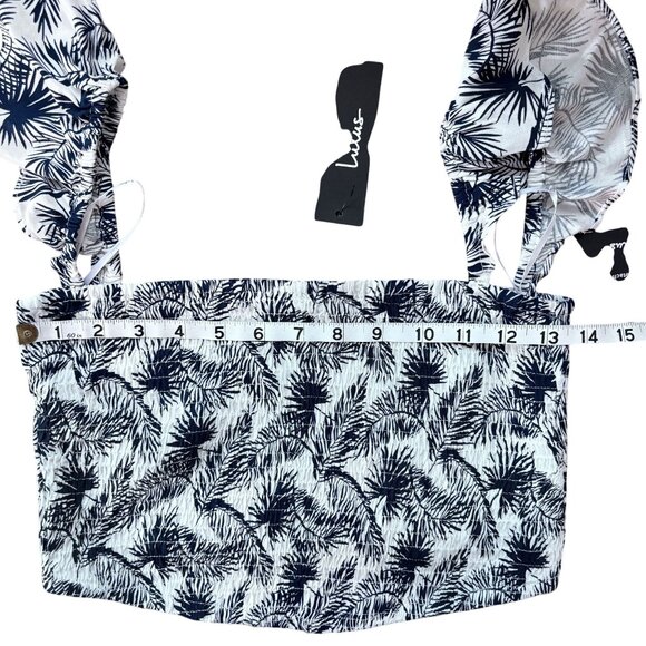 NWT Lulus size small tropical maxi skirt set with crop top - Picture 5 of 15